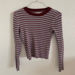 striped soft long sleeve | American Eagle